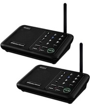 Wuloo Intercoms Wireless Home 1 Mile Range 10 Channel System 2 Pack