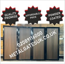 Bifold Gates/ Composite Wood Gate / Driveway Gates / Metal Gate / Garden Gates