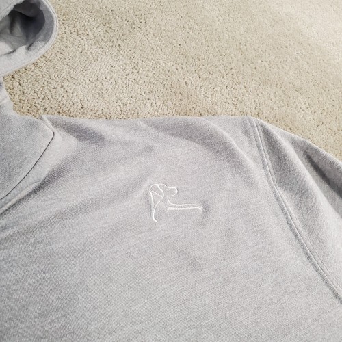 Rhoback Hoodie Herren 2XL XXL grau Shirt Sweatshirt Pullover leicht dünn * - Bild 3 von 9