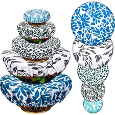 10 Pieces Reusable Bowl Covers Woven Elastic Food Storage Covers Fa... Fast Ship