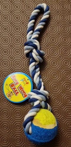 Pets at Play Ball with Rope - Interactive Fun for Your Furry Friend! - Picture 2 of 3