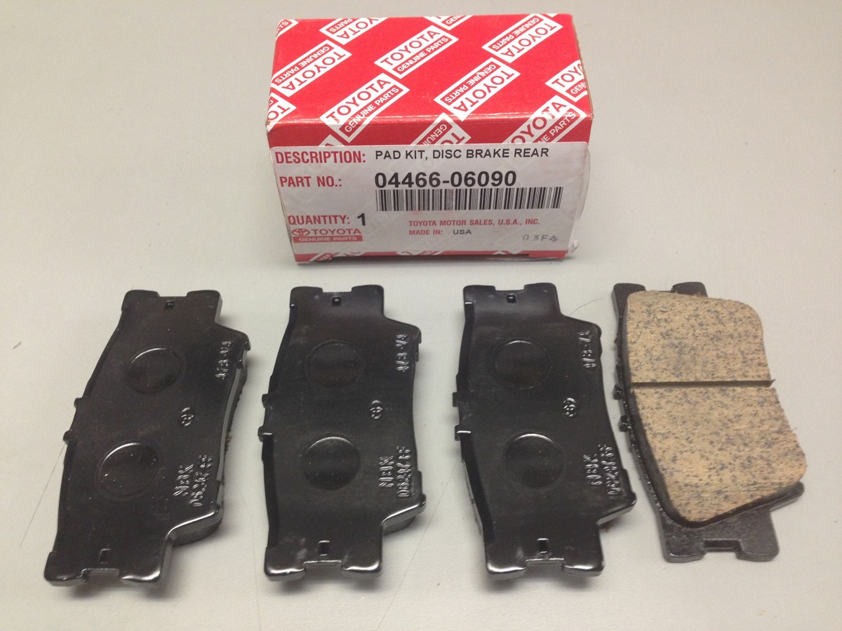2007 - 2011 CAMRY REAR Brake Pads NEW genuine Toyota OEM 04466