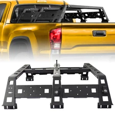 Overland 13.6" Bed Rack Truck Cargo Carrier Steel Fit Toyota Tacoma 2005-2023