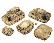 Handmade Desert Stacking Hills Premium Tabletop Terrain for D D and Wargaming 