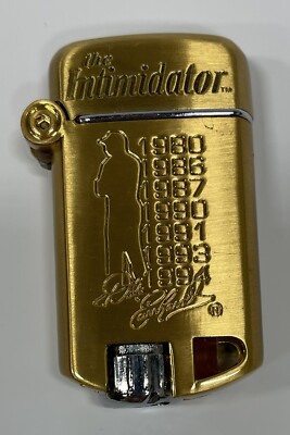 Dale Earnhardt The Intimidator 24K Gold Plated Lighter 7 Time