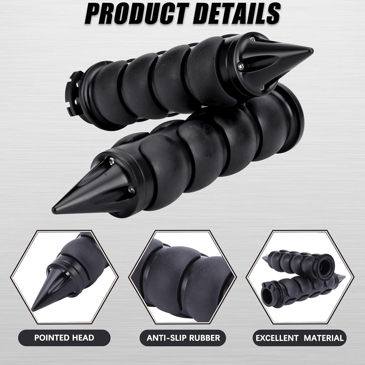 For Harley Softail Electra Glide 1" Motorcycle Handle Bar Hand Grips W/ Throttle