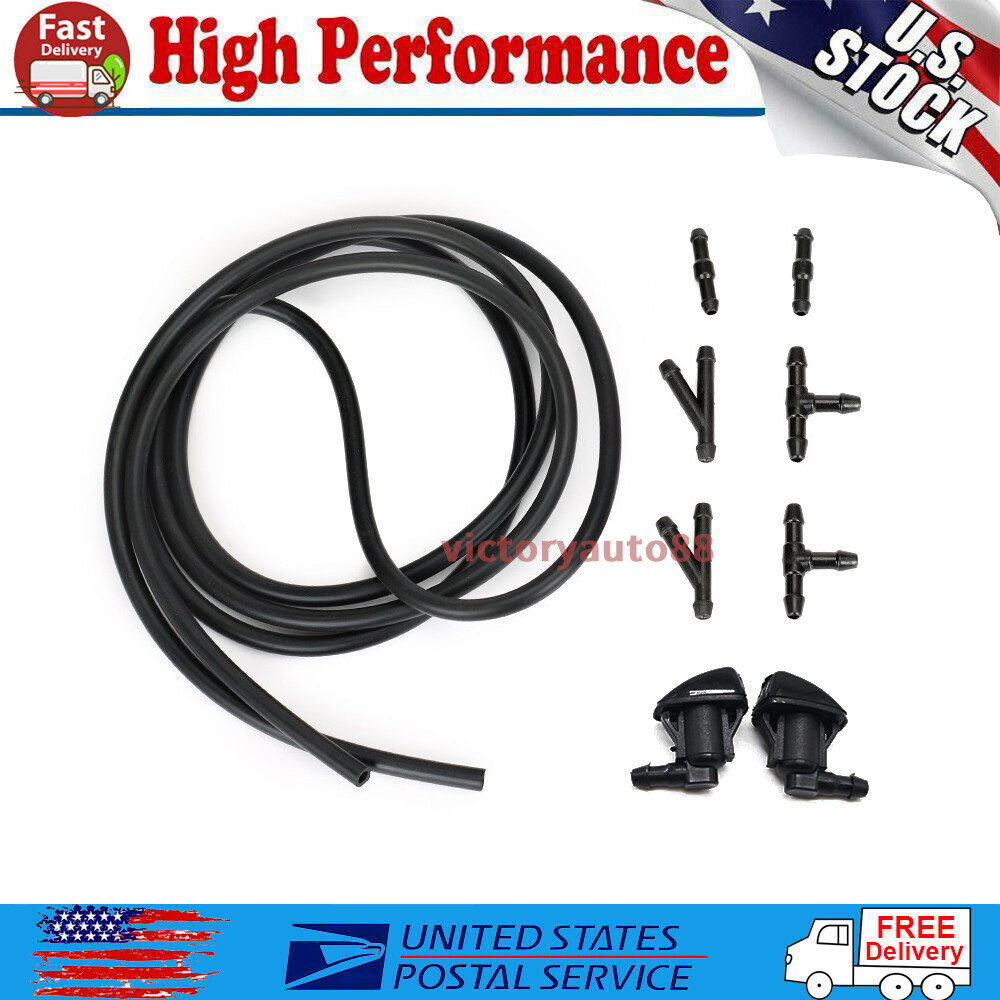 9PCS For Toyota Sienna Windshield Washer Wiper Spray Nozzle Jet Kit