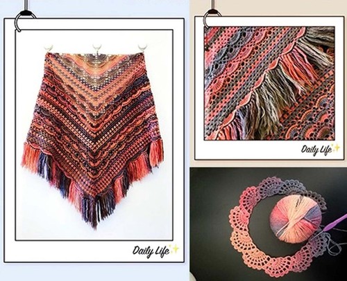 Sale DIY 4Ballsx50g Soft Cashmere Wool Colorful Rainbow Shawl Hand Knit Yarn 08 - Picture 5 of 15