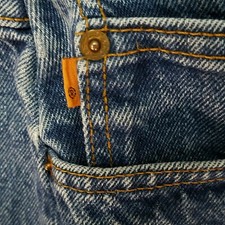 Vintage LEVI"S Orange Tab Jeans High Waisted Women's Fits W 24.5" L 30" RARE  