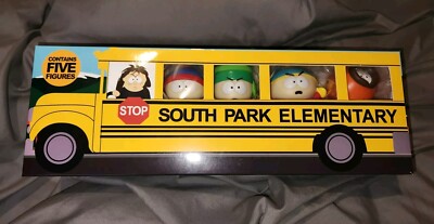 NIB South Park Elementary 2024 Exclusive School Bus 2.5'' Vinyl Figure Set of 5