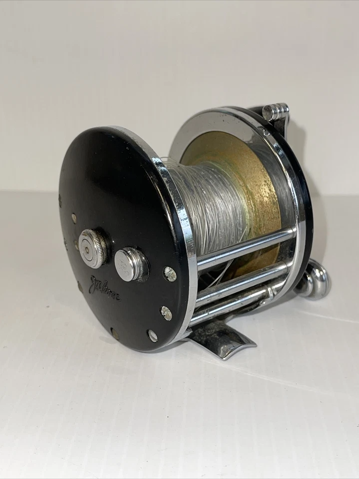 Carrete de pesca vintage JA Coxe Reel Co. modelo n.º 625 Bronson Michigan EE. UU. Foto 4 de 4