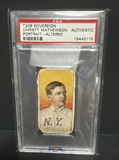 1909-11 T206 Sovereign - Christy Mathewson Portrait PSA A