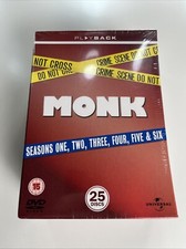 Monk Staffeln 1-6 DVD Box Set - Serie 1 2 3 4 5 6 NEU Sealed - Englisch