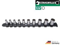 "Stahlwille 1/4\" Satz SteckschlüSseleinsäTze Mit Clip-Leiste 10-Tlg."