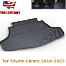TPO Cargo Trunk Tray Boot Liner Floor Mat Black for 2018-2024 2025 Toyota Camry