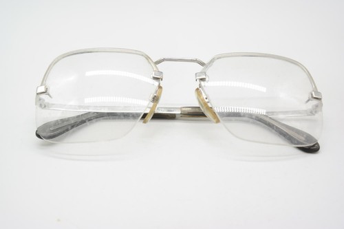 Vintage Eyeglasses Neostyle ACADEMIC 20 Silver Half Rim Eyeglasses Frames Eyeglasses - Picture 6 of 6