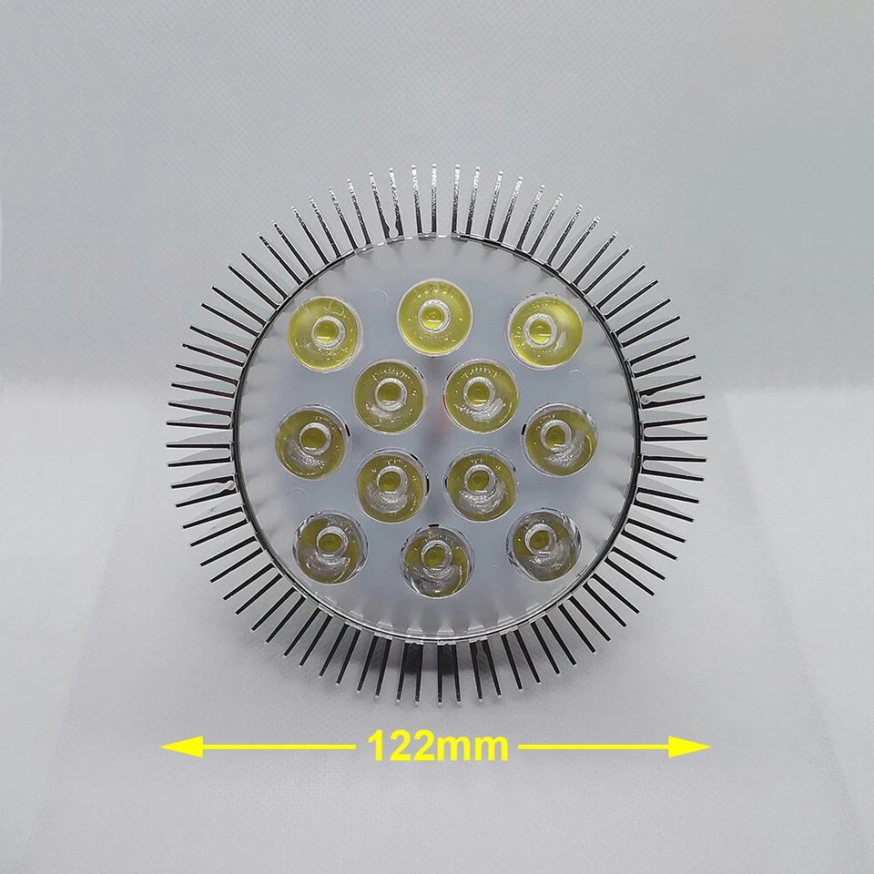 36W 5000K~5500K Day Pure white PAR38 LED Lamp Spot Light Bulb for Plant Aquarium - Image 2 of 4