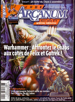 JDR RPG ROLE-PLAYING GAME / MAGAZINE CODE ARCANUM OUT OF SERIES NUMBER 1 SPECIAL MED-FAN