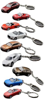 Modell Miniatur Auto Schlüsselanhänger Audi tolles Geschenk Sammlerstück Keychains Maßstab 1:87