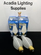 ⚡️Lot Of 2⚡️Westinghouse White Satin Glowescent 40w Light Bulb #03335. (Vintage)