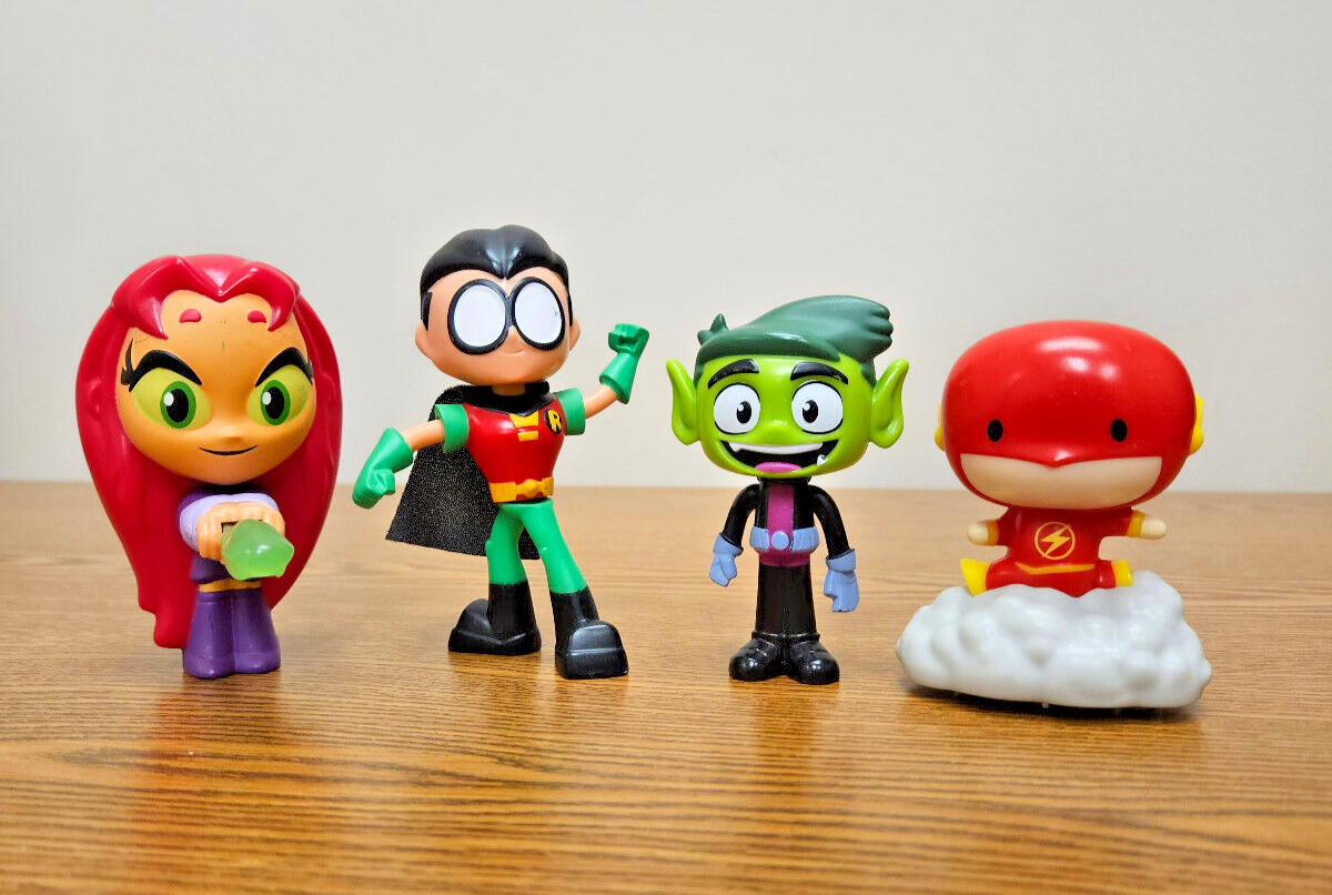 Teen Titans Go Starfire, Beast Boy, Robin, and The Flash DC Teen Titans Go Starfire, Beast Boy, Robin, and The Flash DC