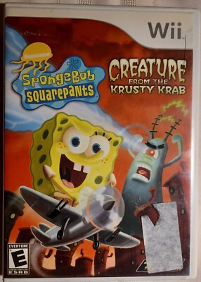 SpongeBob SquarePants: Creature from the Krusty Krab (Nintendo Wii, 2006) Tested