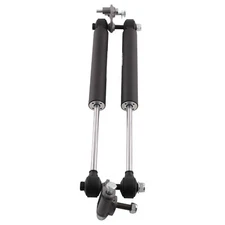 Dual Steering Stabilizer for Jeep Wrangler TJ Cherokee XJ 84-06 Lifted 2.5-6.5"