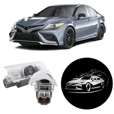 2 PCS LED Car Door Logo Lights Compatible for Camry xv70 xv50 xv40 forward 2