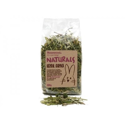 Rosenholz Naturals Kräuter Gartensalat Kleintier Leckerli für Kaninchen Meerschweinchen