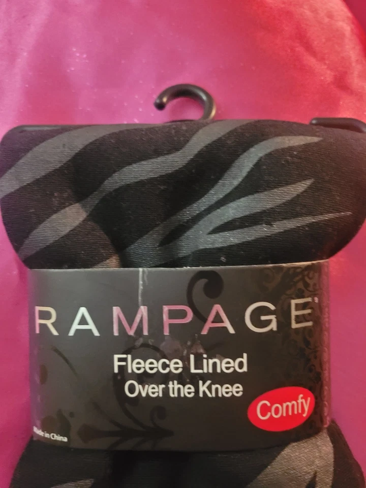 Чулки Rampage с флисовой подкладкой выше колена - Изображение 2 из 4