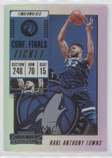 2018 Panini Contenders Conference Finals Ticket /135 Karl-Anthony Towns #61 pe8