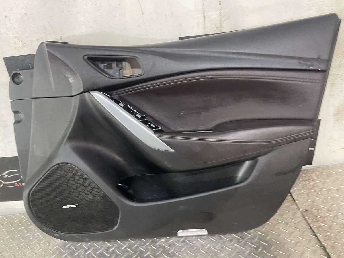 2016 2017 Mazda 6 Front Passenger Right Door Panel Brown Leather