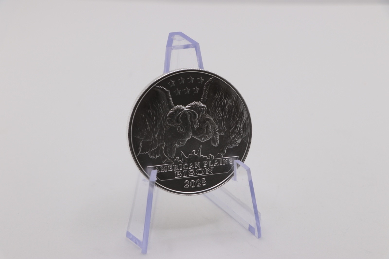 American Plains Bison 2025 Mesa Grande Sovereign Nation One Dollar 1-oz Silver