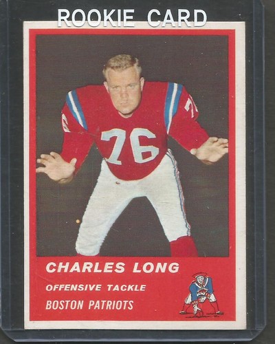 Charles Long #6 1963 Fleer card