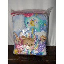Vintage Riegel Teddy Beddy Bear Friends Crib Comforter Made in USA 33x42 NIP