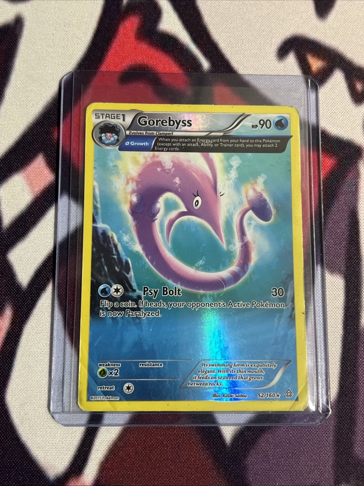 Gorebyss (Alpha) 52/160 XY - Primal Clash Reverse Holo DMG