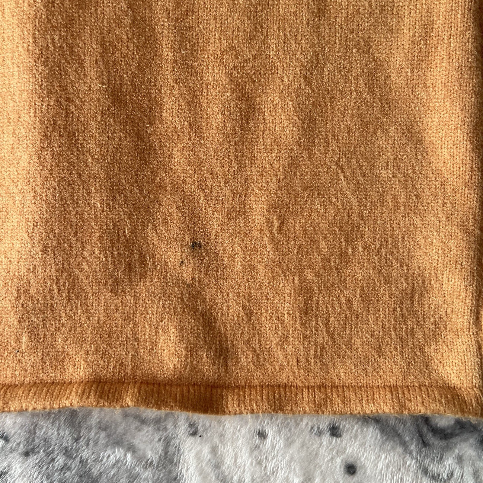 House Of Sunny Desert Rose Peggy Cardigan Ombre Knit Fur Collar UK8 RRP £115