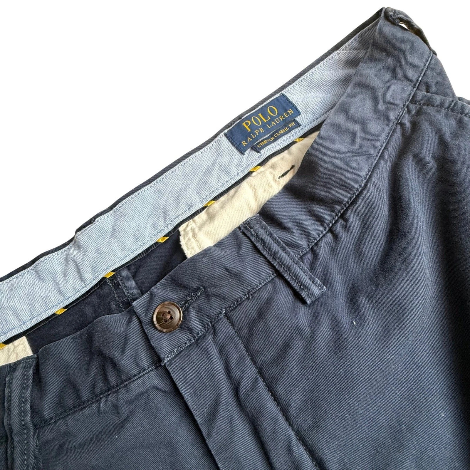 Polo Ralph Lauren Chino Shorts Mens Size 39 Stretch Classic Fit Old Money Preppy