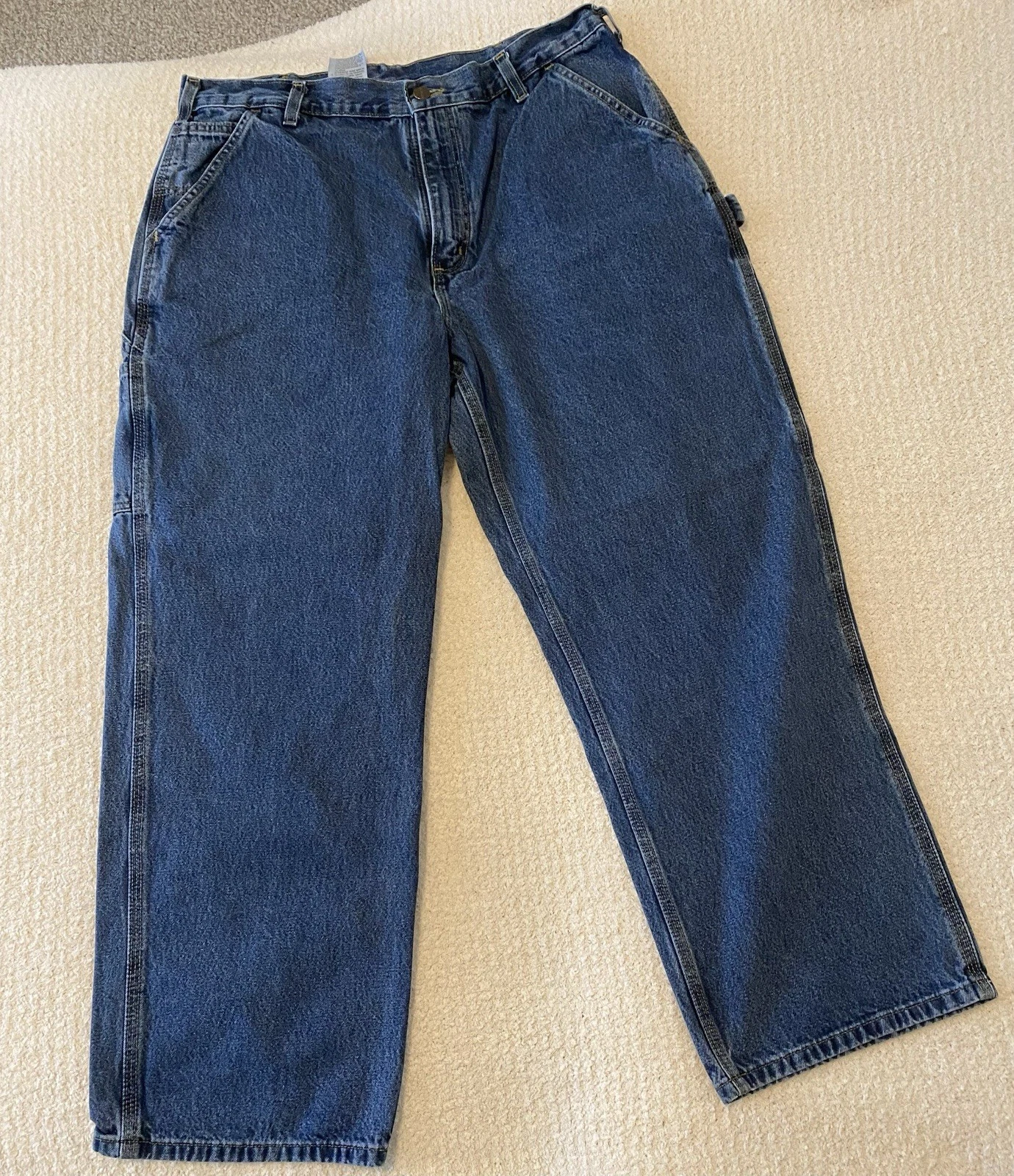 Carhartt B13-DPS Loose Original Fit Carpenter Denim Jeans Size 36x28