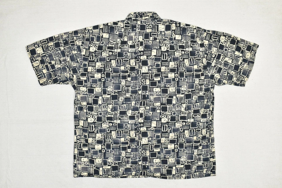 Pierre Cardin Men's Geometric Button Down Shirt Regular Size XXL Cotton - Image 4 of 4