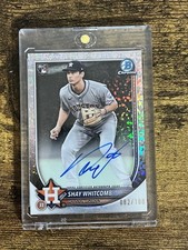 2025 Bowman Shay Whitcomb RC Sparkle Autograph #82/100