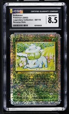 CGC 8.5 Bulbasaur 68/110 Legendary Collection) Reverse Holo Pokemon Card