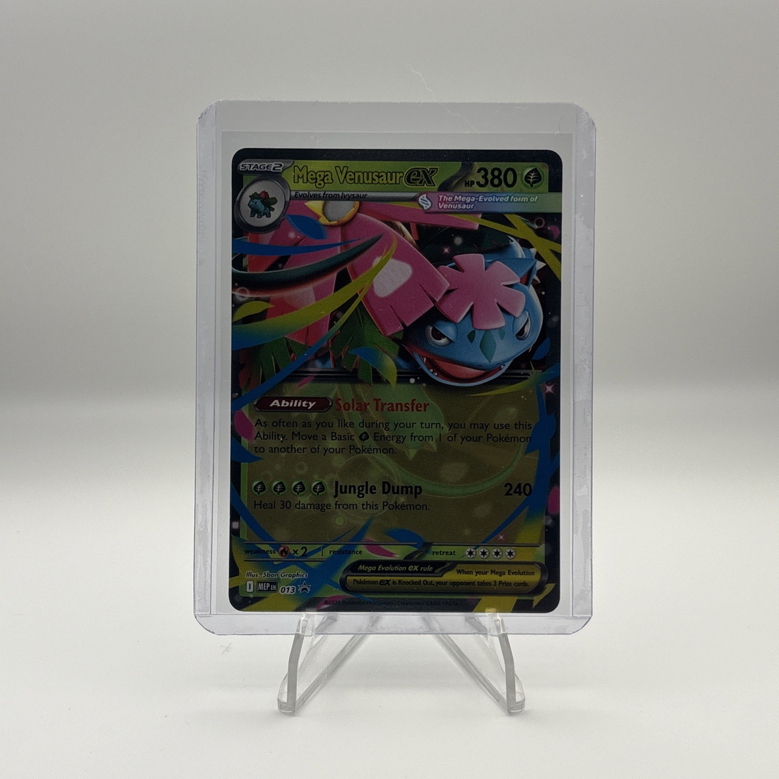 Mega Venusaur Ex Holo Mega Evolution Black Star Promo 013 Pokemon TCG