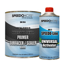 Dtm High Build 2.1 Voc 2k Urethane Primer Black Gallon Kit Smr-2200b222