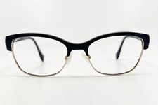 Brendel Eyeglasses Frame 902210 10 BLK 50-17-135 Black Gold Full Rim