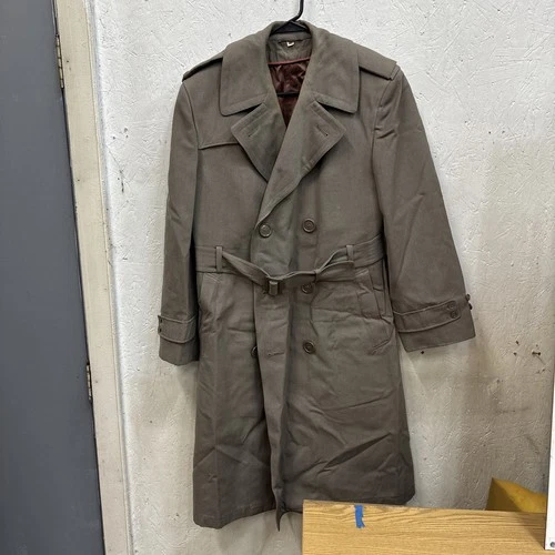 Vintage Regulation Army Overcoat Wool Uniform 38S Military (Vietnam Era)