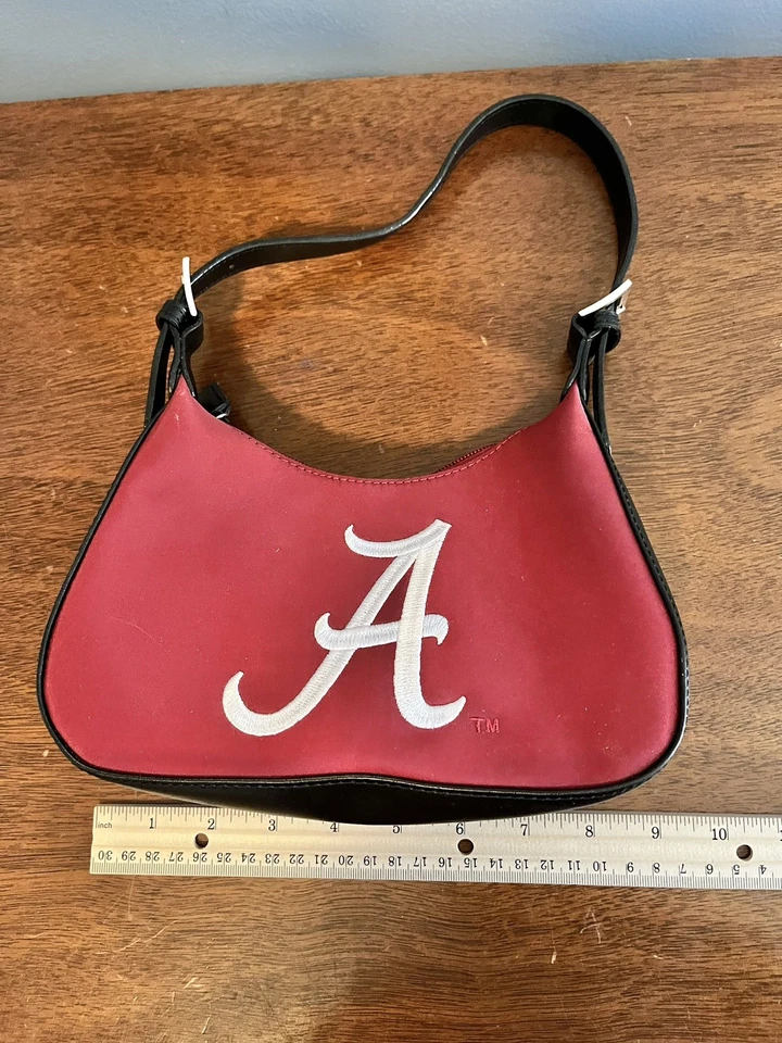 Sandol Alabama Carmesí Marea Rollo Marea Correa para el Hombro Cartera Mango Superior Bama Rush Foto 4 de 4