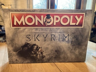 Hasbro Gaming Monopoly The Elder Scrolls V: Skyrim Edition RARE