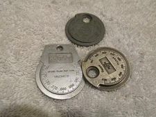 Vintage KaStar CTA Gapper Spark Plug Gap Gauge Gap Opener (3) Key Chain LOT