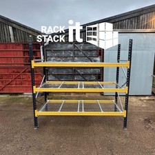 1x Bay Link 51 Used Warehouse Racking Heavy Duty 2.4M High 900 Deep 2.7m Beams